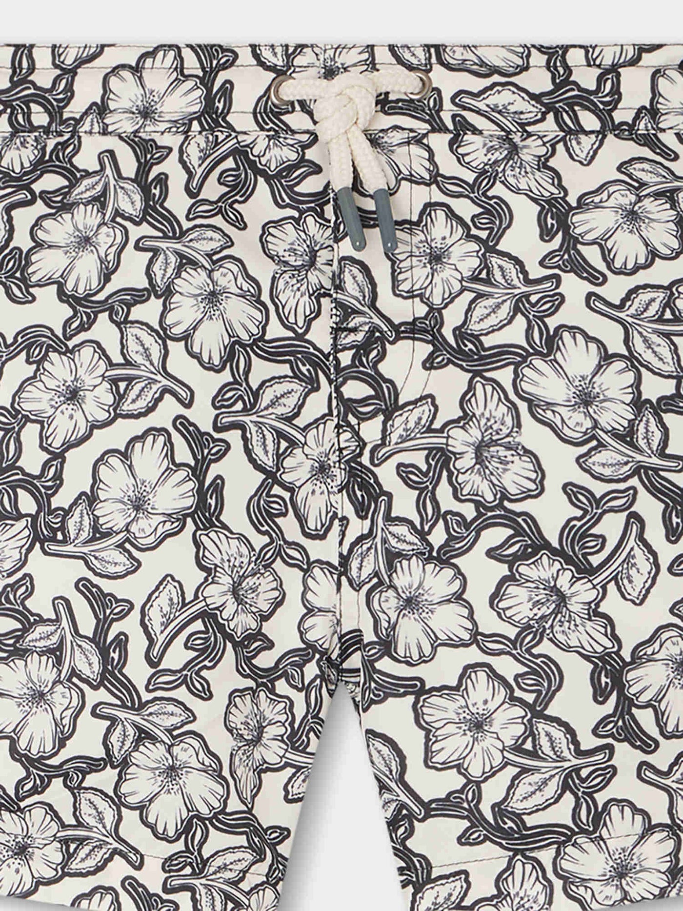 Ariel Swim Shorts black flowers