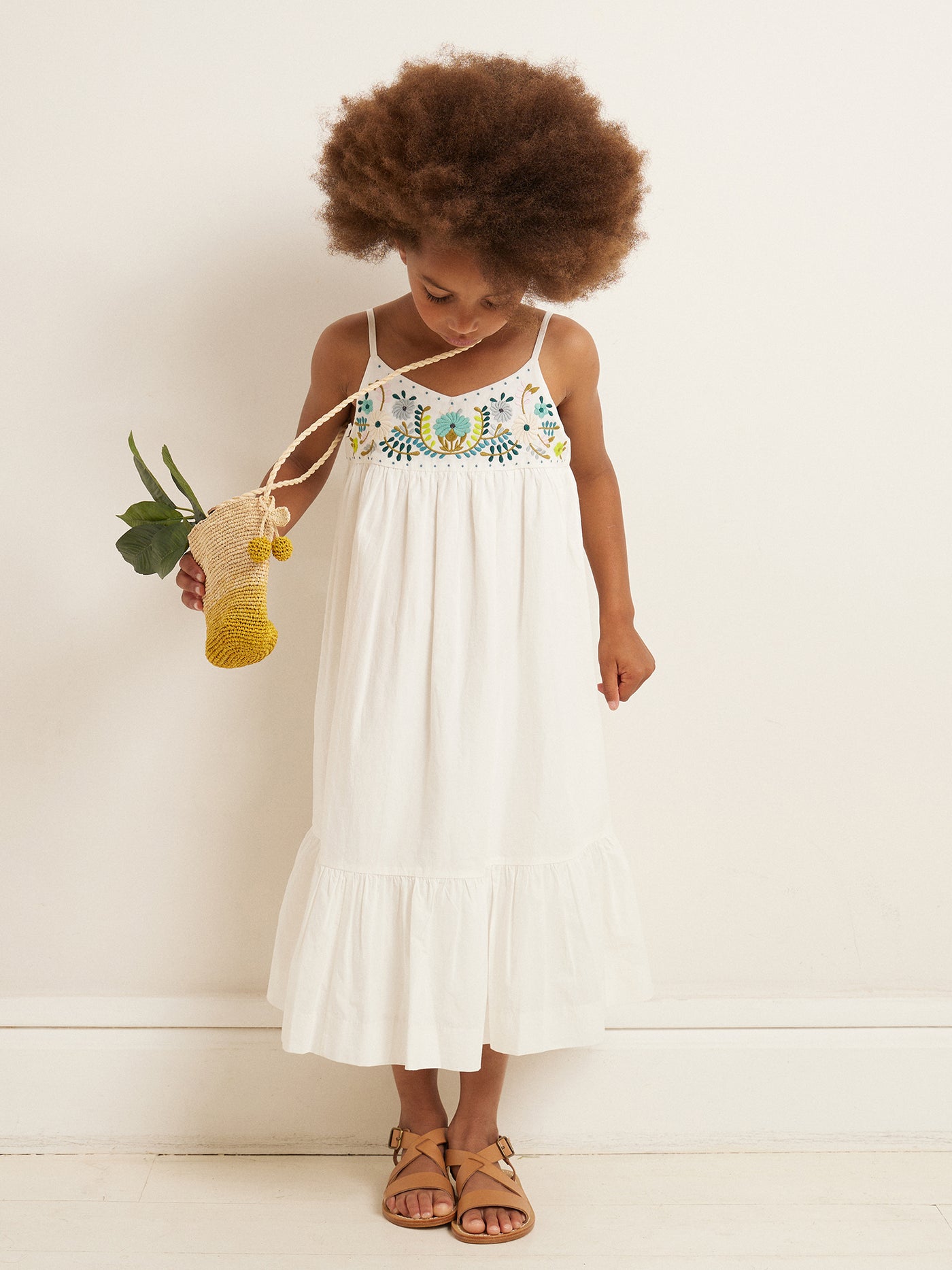 Robe Anya blanc lait