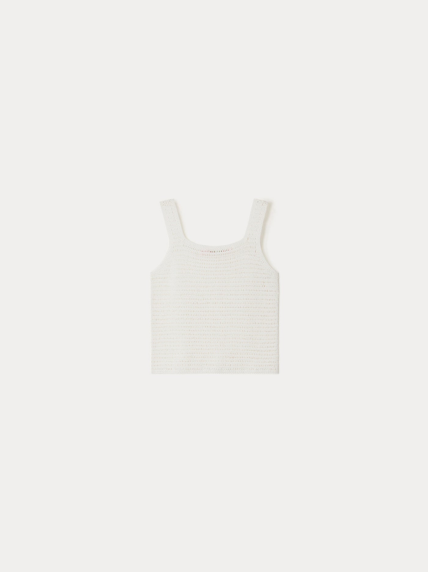 Cap Tank Top milk white