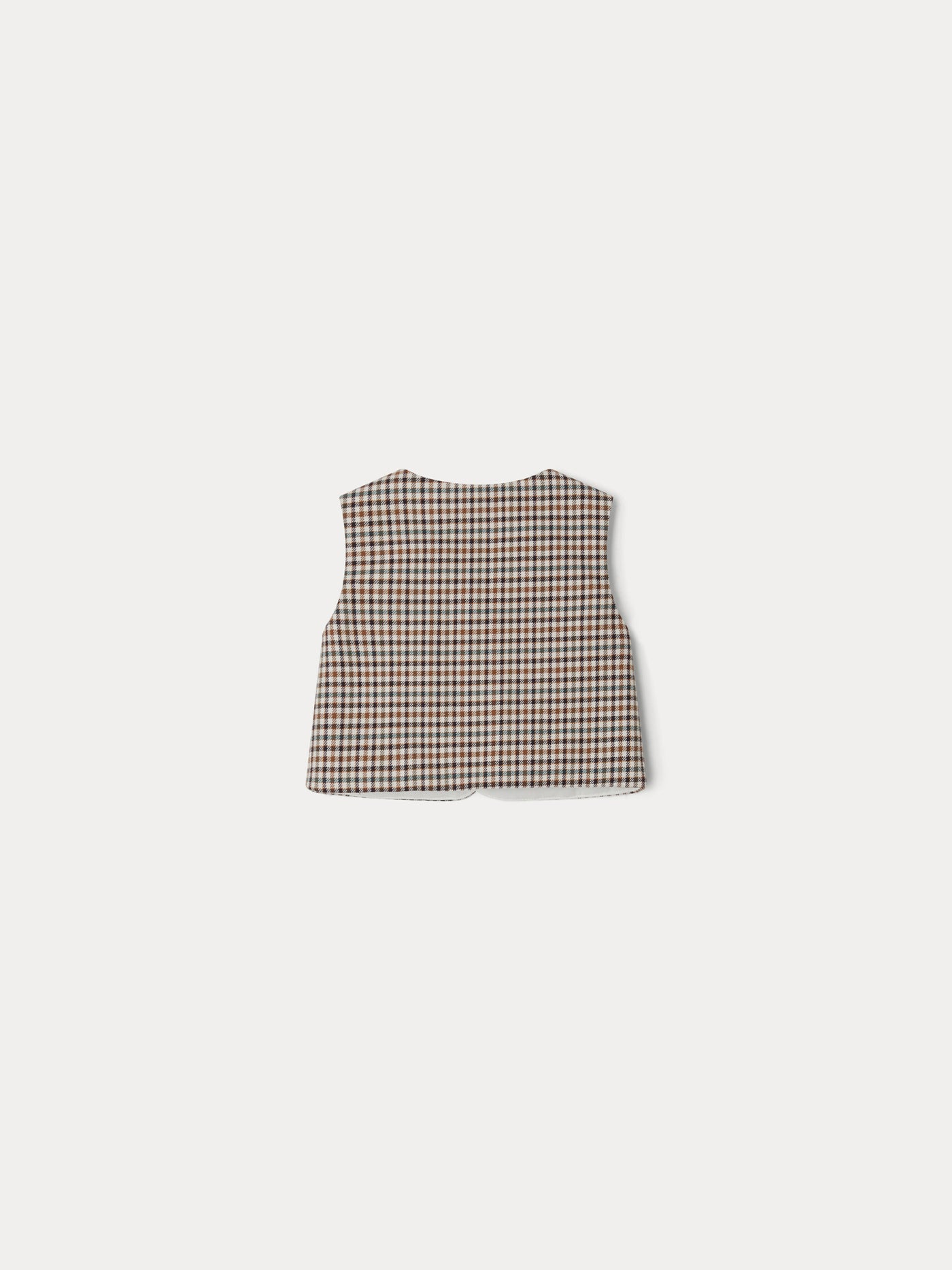 Veste Colas carreaux beige