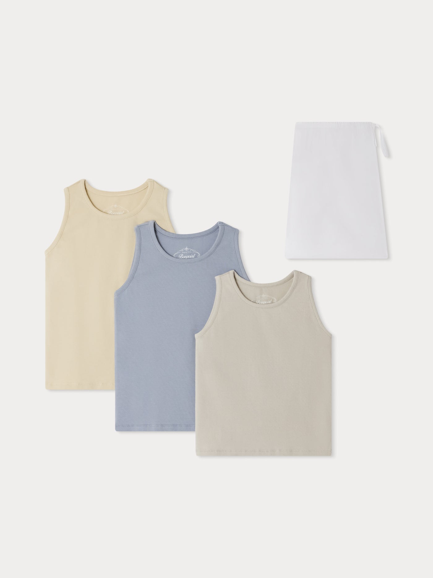Pack of Athis Tank Tops gray blue