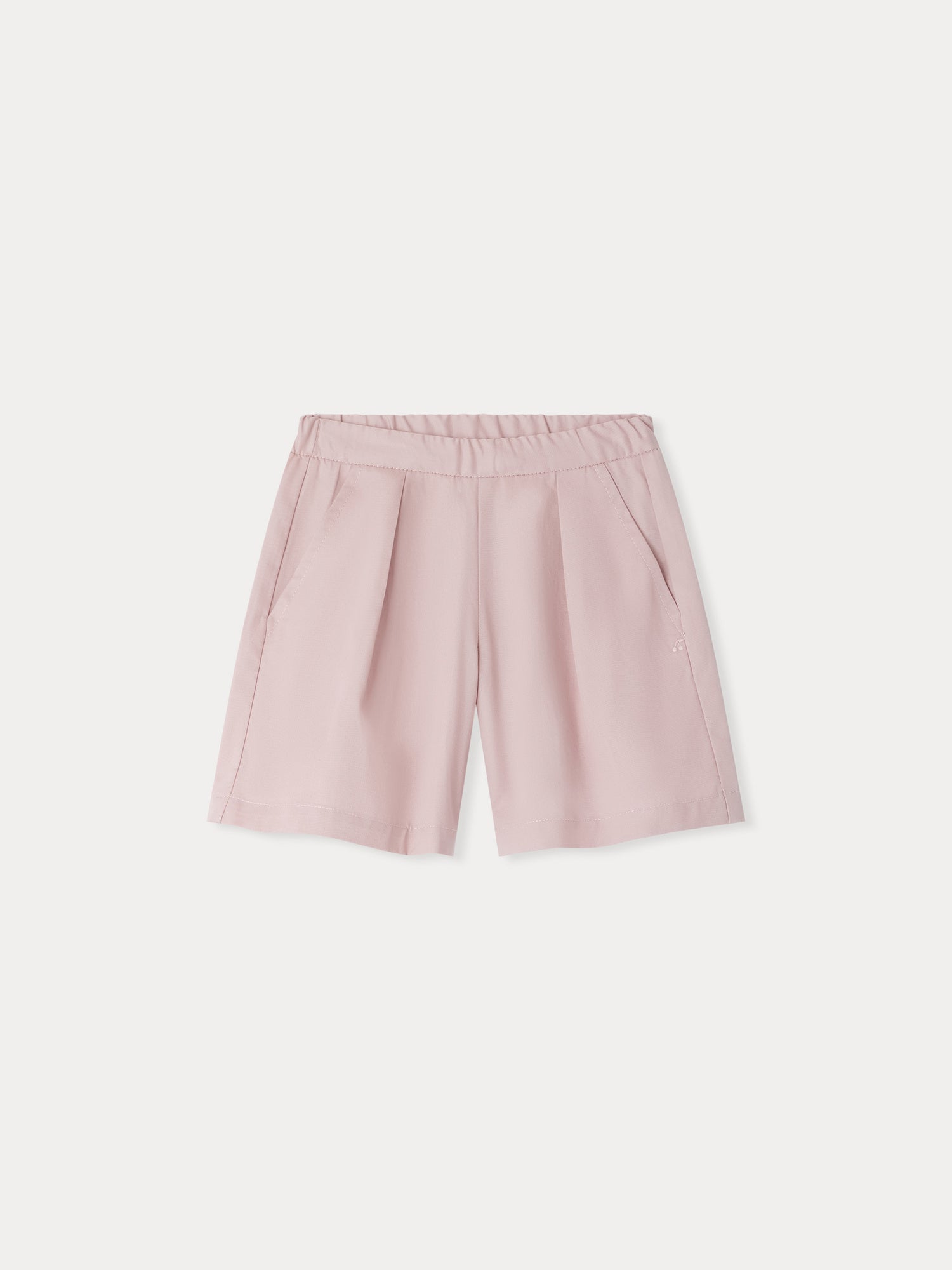 Bonpoint Caroline Cherry-embroidered shorts - Neutrals