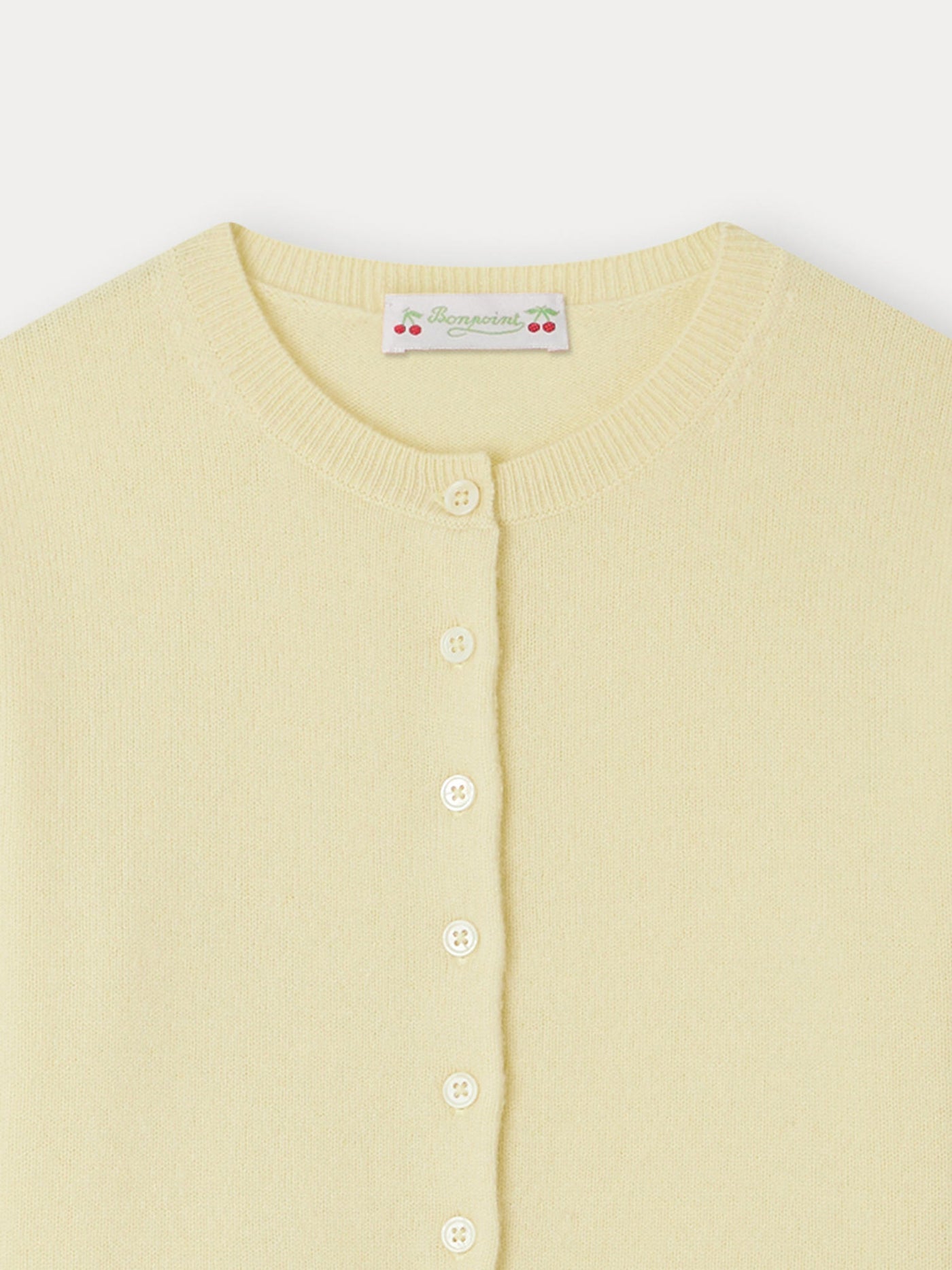 Cardigan Fabara jaune clair