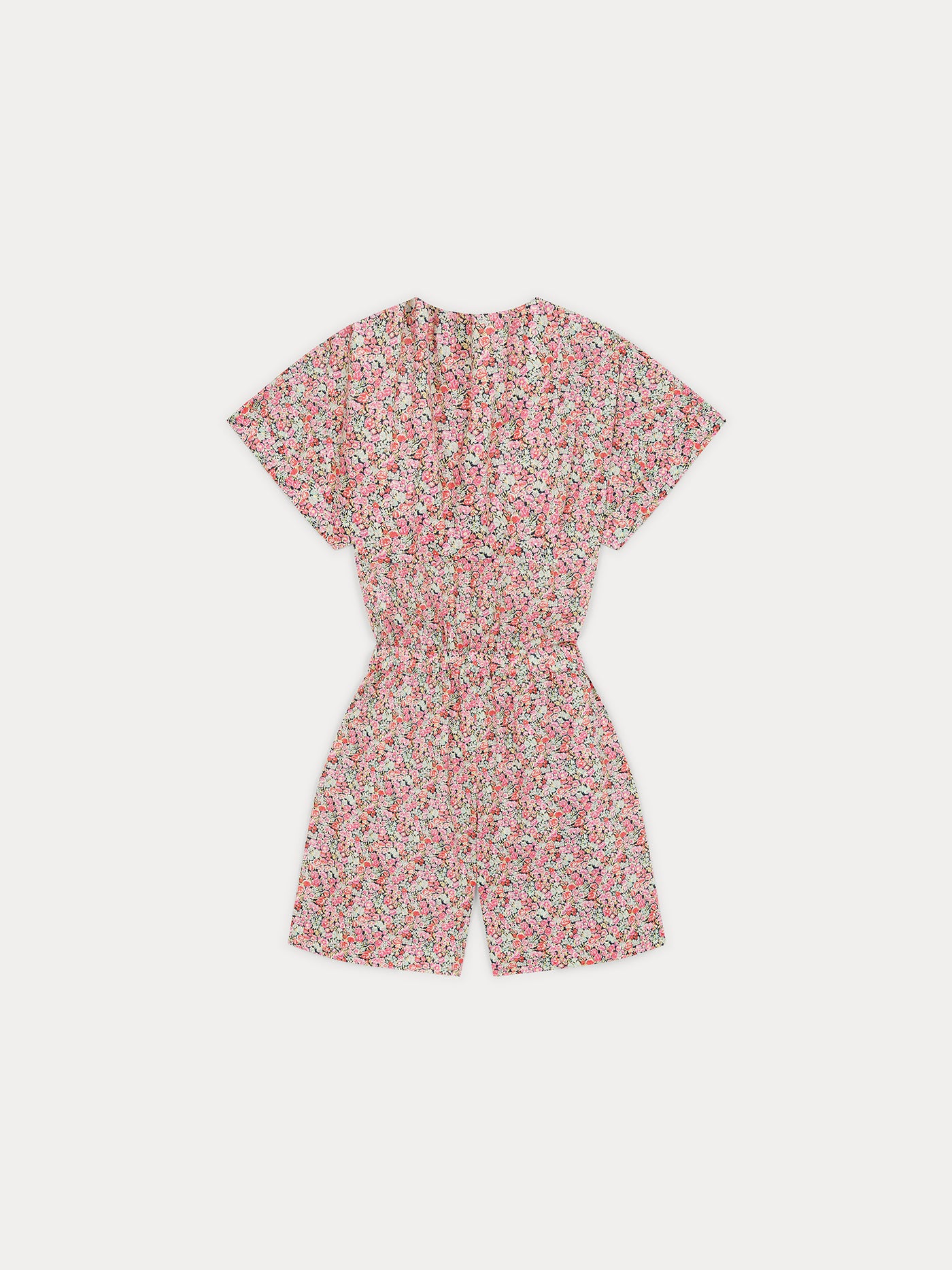 Short jumpsuit in exclusive floral Liberty fabric