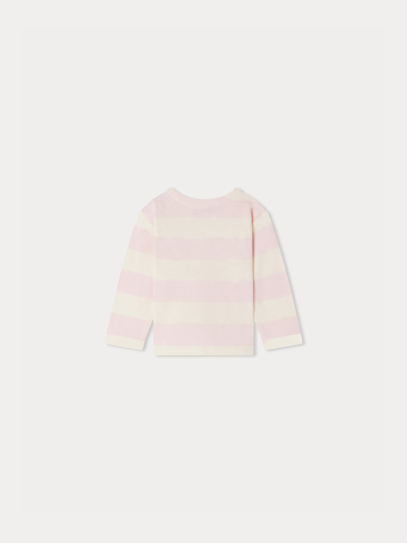 Dakota Striped Sweater powder pink