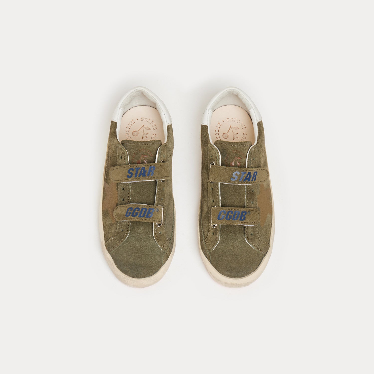 Star Bonpoint X Golden Goose Low-Top Sneakers dark khaki |