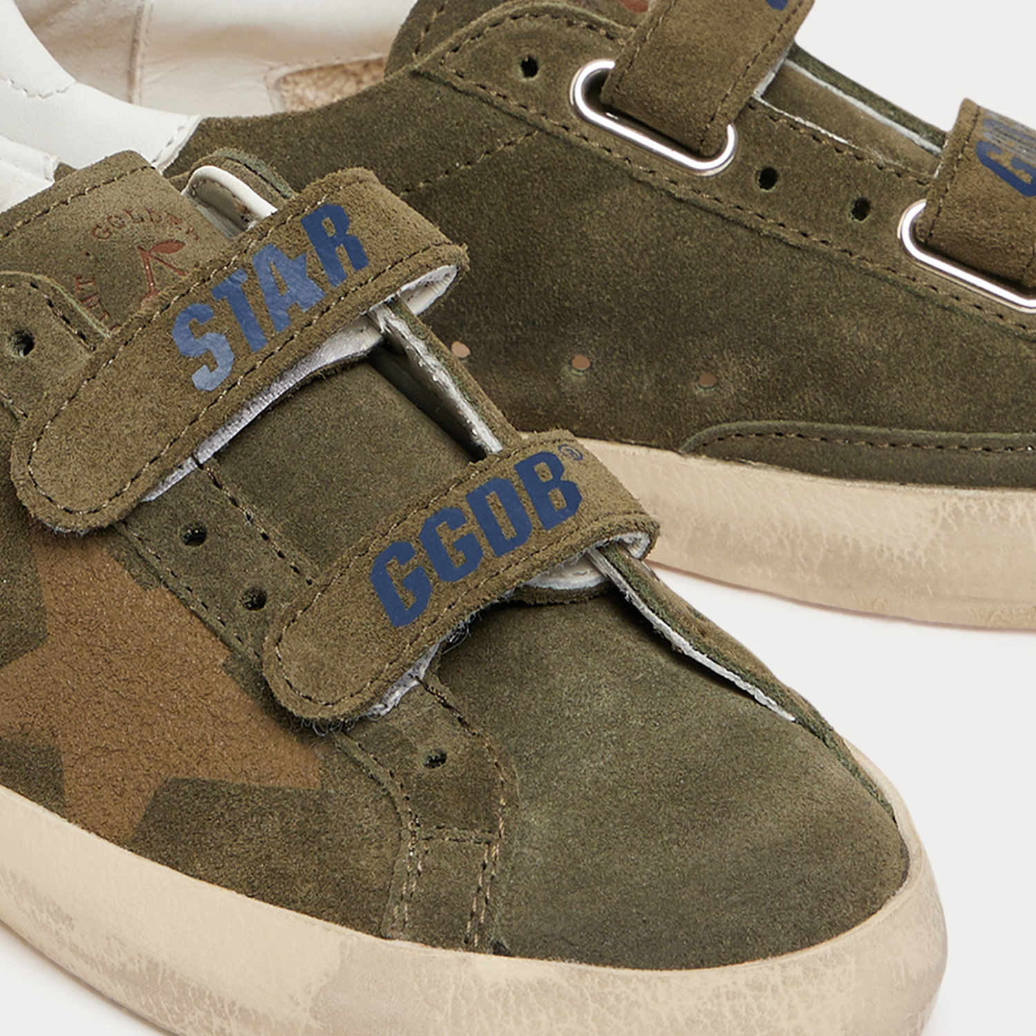 Star Bonpoint X Golden Goose Low-Top Sneakers dark khaki |