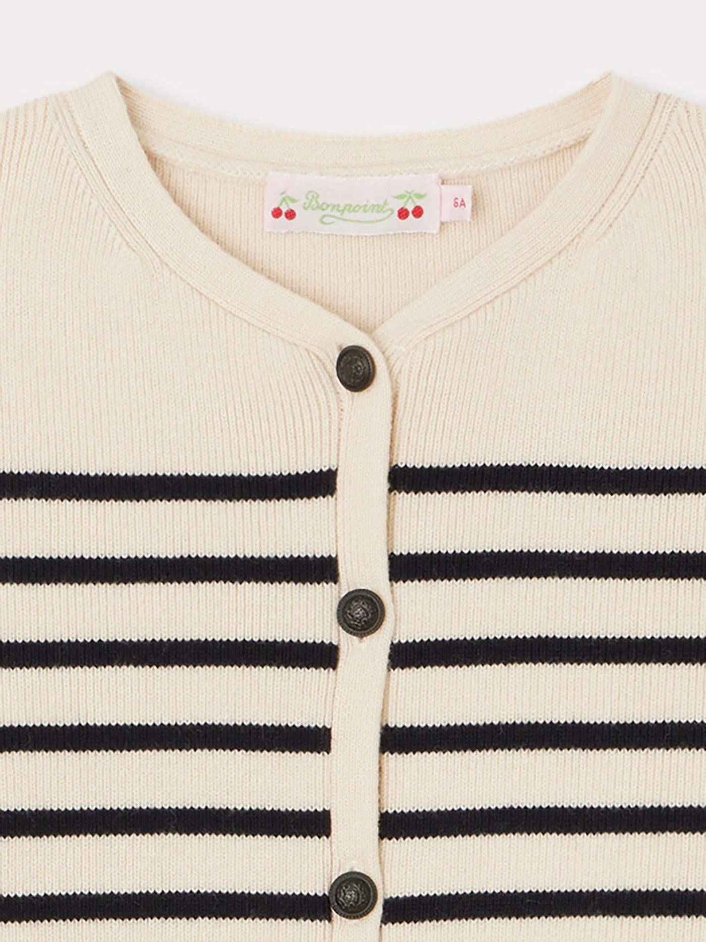 Cardigan Demy rayures marine
