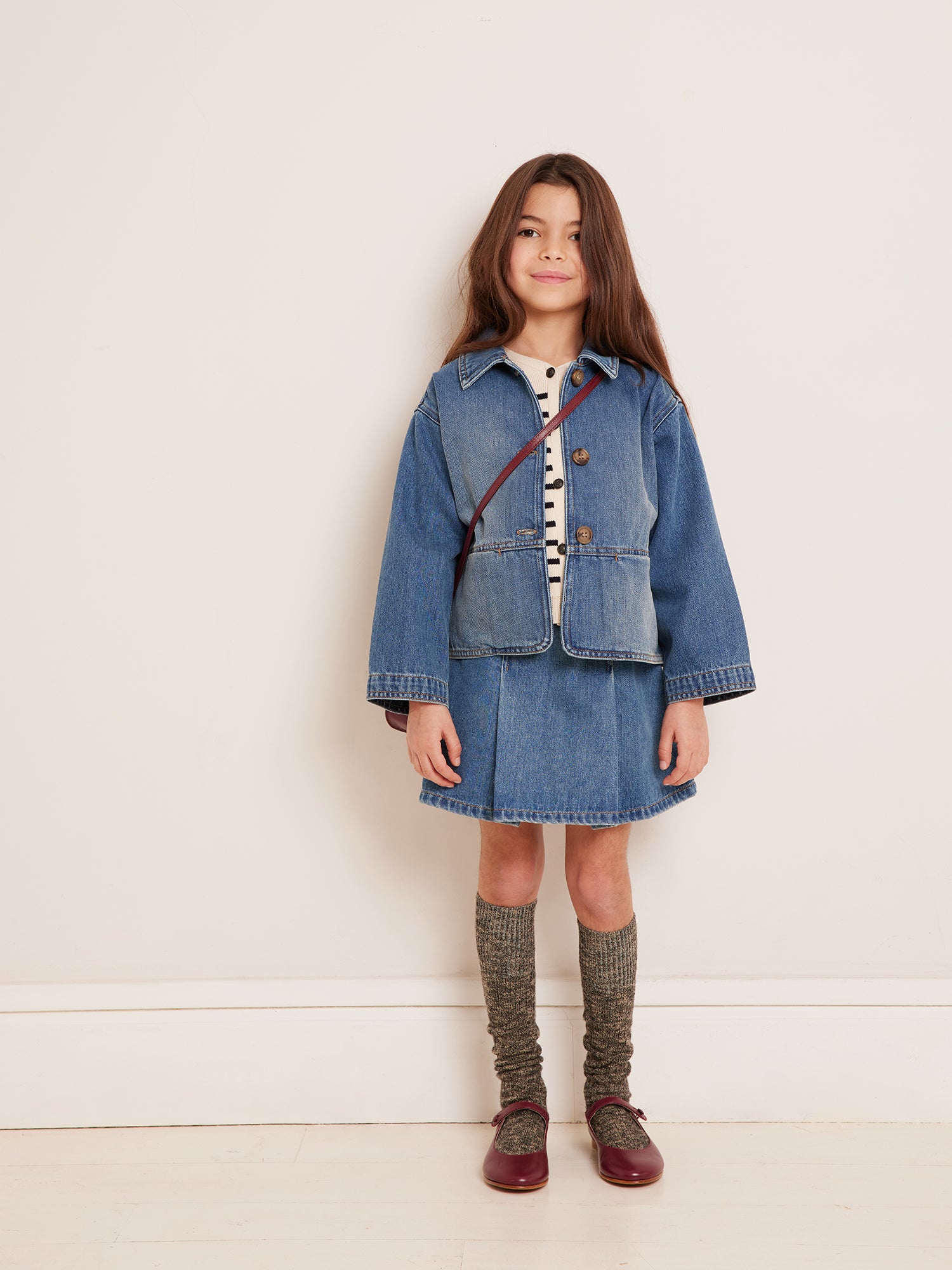 Zara girls denim clearance jacket